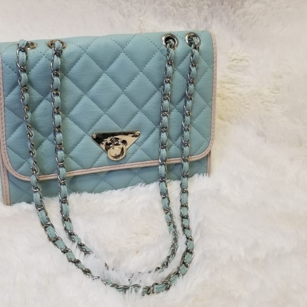 Hazel blue purse
